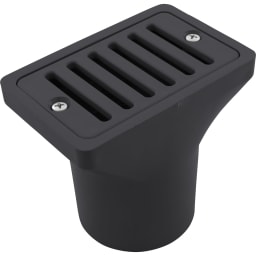 2" x 4" Deck/Gutter Drain, Gray