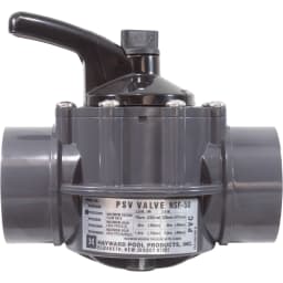 2" x 2 1/2" PSV Series 2-Way Diverter Valve PVC