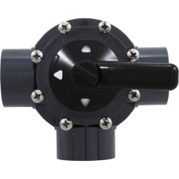 1-1/2" x 2" PSV Series 3-Way Diverter Valve PVC