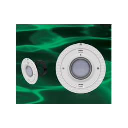 Multicolor Lite Star SwimQuip Retrofit LED Pool Light with White Trim Ring 12V 17W