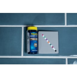 Select Connect 7-Way Pool and Spa Test Strips Complete Kit - Pool Test Strips For Ph, Total Chlorine, Free Chlorine, Bromine, Alkalinity, Total Hardness, and Cyanuric Acid - (50 Strips)