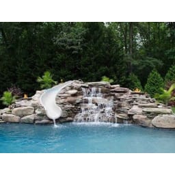 15' Garden Ride Pre-Configured Custom Slides, Left Curve, Seashell, GRS15-CL-61-C