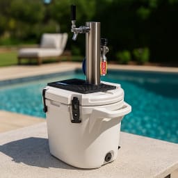 ColdOne Portable Kegerator – 2-Gallon Draft Beverage Dispenser for Beer, Cocktails & More – CO₂-Powered, Portable, No Electricity Needed