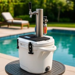 ColdOne Portable Kegerator – 2-Gallon Draft Beverage Dispenser for Beer, Cocktails & More – CO₂-Powered, Portable, No Electricity Needed