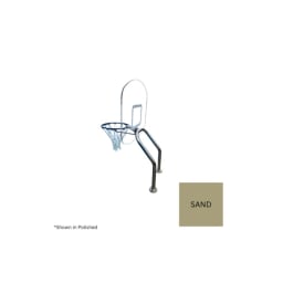 X2 Basketball Set, 16" Anchor Spacing, Dual Pole with Net & Ball, Sand Frame, No Anchors