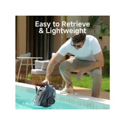 A1 Cordless Robotic Above Ground And Inground Pool Cleaner 2-Hour Runtime Dual-Motor Power