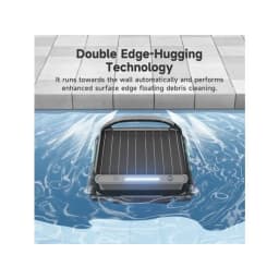 F1 Pool Skimmer Solar-Powered Above Ground & Inground Robotic Pool Skimmer