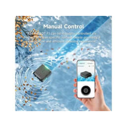 F1 Pool Skimmer Solar-Powered Above Ground & Inground Robotic Pool Skimmer