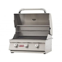 Steer 24" 3-Burner Stainless Steel Built-In Natural Gas Barbecue