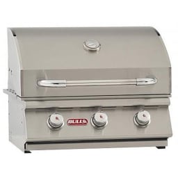 Steer 24" 3-Burner Stainless Steel Built-In Natural Gas Barbecue