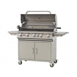 Brahma 38" 5-Burner Natural Gas Cart with Lights