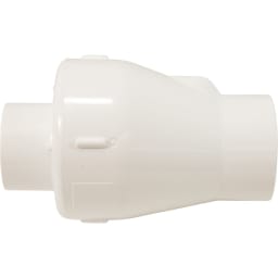 1-1/2" PVC Slip x Slip Check Valve with 1/2 lb Swing Spring