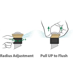 R-VAN18-360   13' - 18' Full Circle Pattern Rotary Nozzle 360 Degree