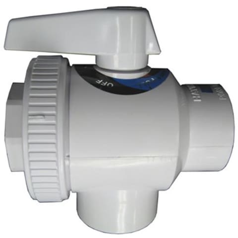 1-1/2" 4 Way Ball Valve