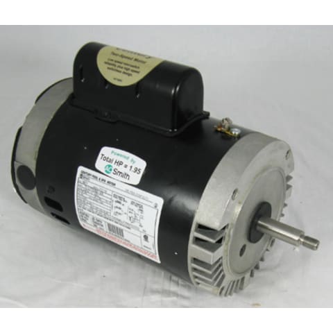 Threaded Shaft Motor, Full Rated, 1.5 HP Full Rate, 2-speed, 230v