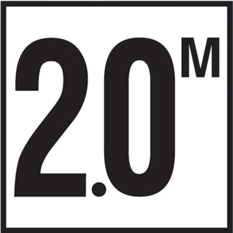 2.0 with M 6x6 Tile, 4" Numbers, Non-Skid (Deck), Depth Marker
