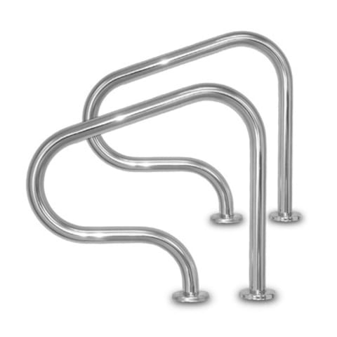 New Figure 4 White Grabrail (Pair)