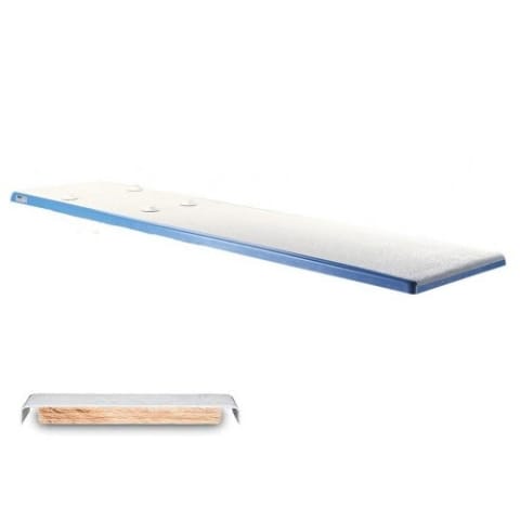 6' Baja Jump Board (White w/ Blue Trim)