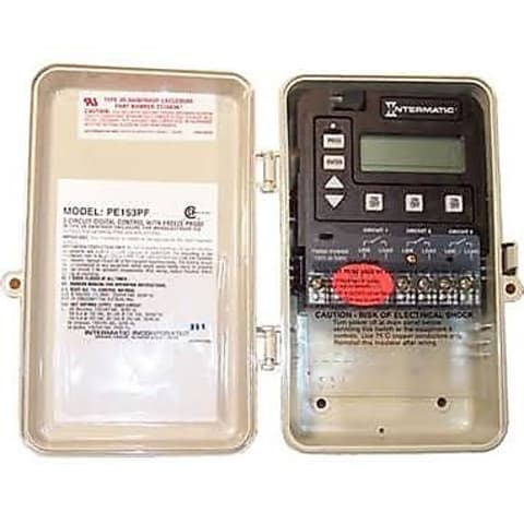 Digital Time Clock, 3 Circuit with Freeze Protection