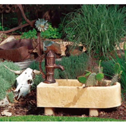 Adobe Trough with Planter