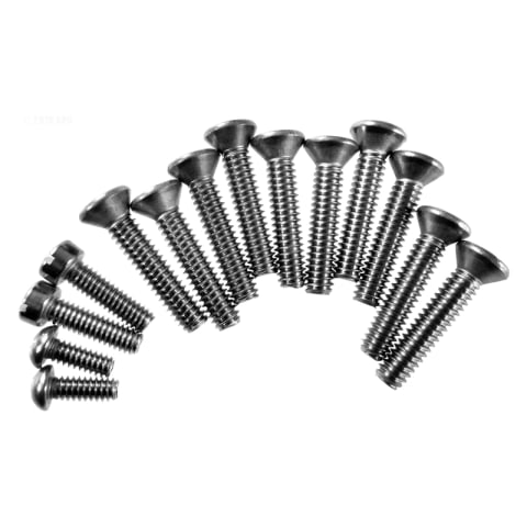 10-Hole Niche 1" Screw Kit with Double Wall Gasket