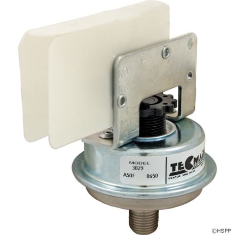 Pressure Switch, 25A, Tecmark, 1/8"mpt, SPNO