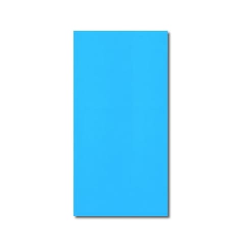 18'x33' Oval Solid Blue Standard Gauge Expandable Liner 72"