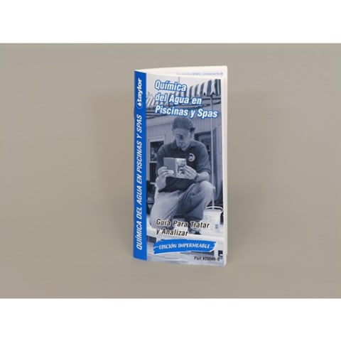 Booklet, Pool & Spa Water Chemistry, 2008 ed., Spanish