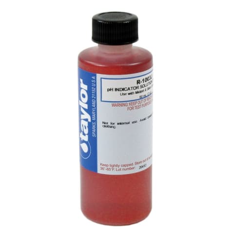 pH Indicator Solution, Phenol Red, 2 oz