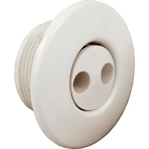 Smooth Face Pulsator Standard Non Adjustable Mini Jet Internal, White