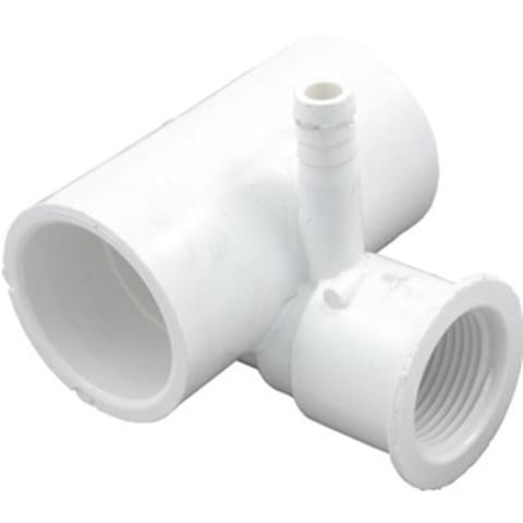 Tee Body, Ozone/Cluster 3/8"Barb x 1"SLIP