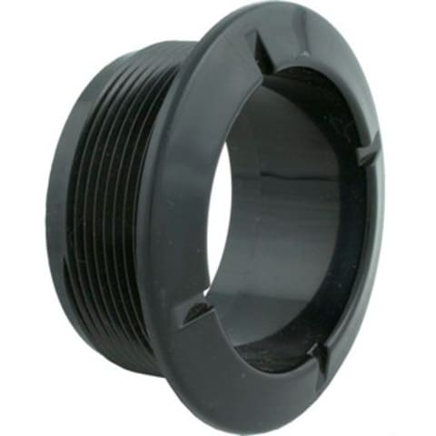 Poly Jet Wall Fitting, Black