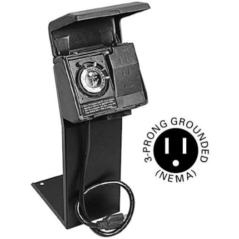 120V 15A Pump Timer w/ Stand - NEMA Cord