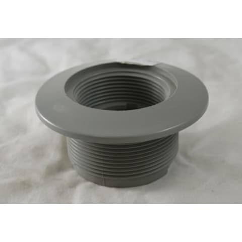 1-1/2" Slip Return Wall Fitting, Gray