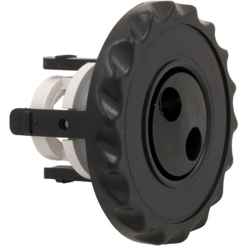 Mini Jet Adjustable Internal, Pulsator, Deluxe Face, Black