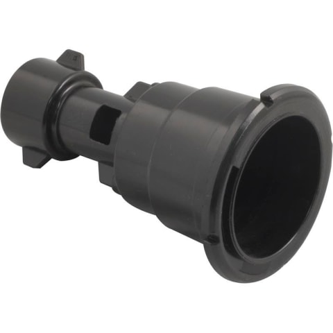 Gunite Poly Storm Wall Fitting, Black