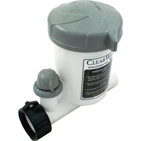 Above-Ground Tablet Feeder, White