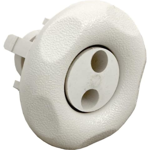 Adjustable Mini Jet Internal, 5 Scalloped, Pulsator, White