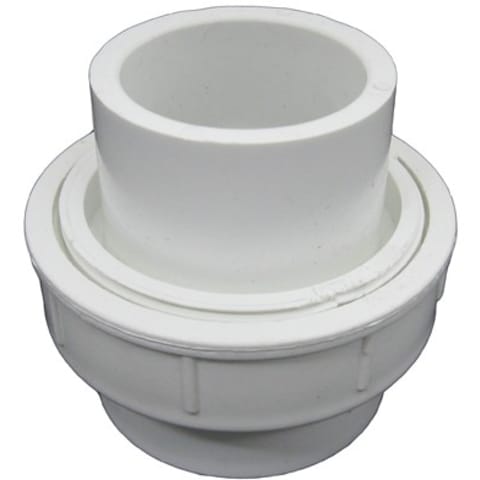 Union 1-1/2" x 2" SLIP, White