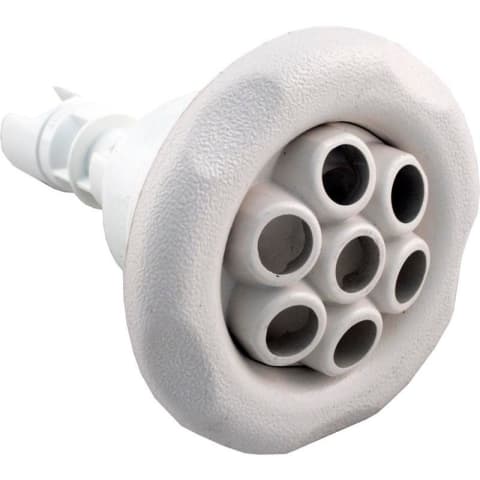 Jet, Poly Storm Internal, Massage, 5-Point Scallop, White
