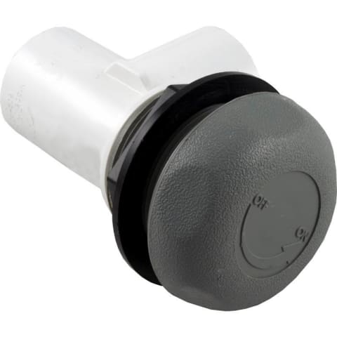 1" On/Off Valve, Single Port, Gray