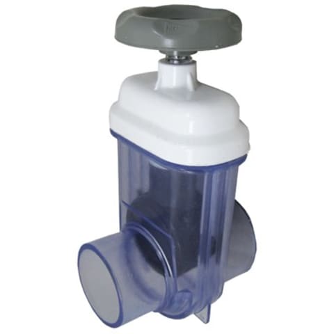 Clear Gate Valve 2" SLIP X 2" SPG