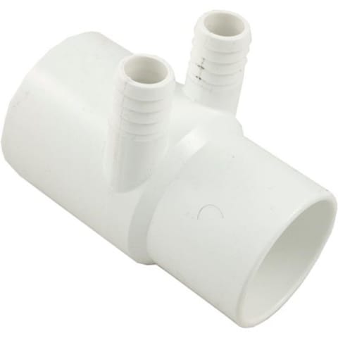 Manifold, 2" Slip x 2" SPG x (2) 3/4" Barbs