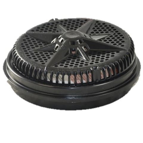 8" StarGuard Main Drain Cover with Long Ring, Black