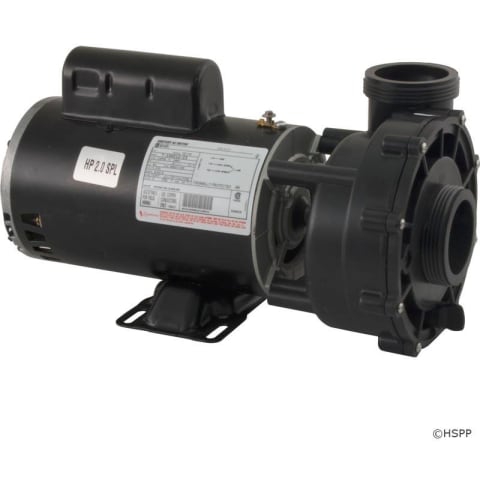 2HP EX2 Complete Spa Pump, 2" x 2" 9.0 Amps, 230V