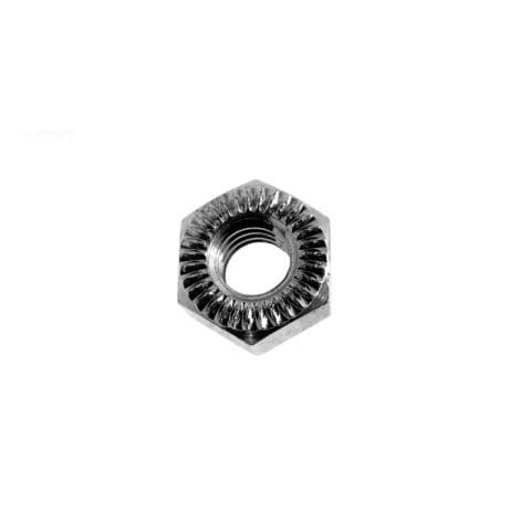 Hex Nut, Serated 1/4-20 Sand Filter