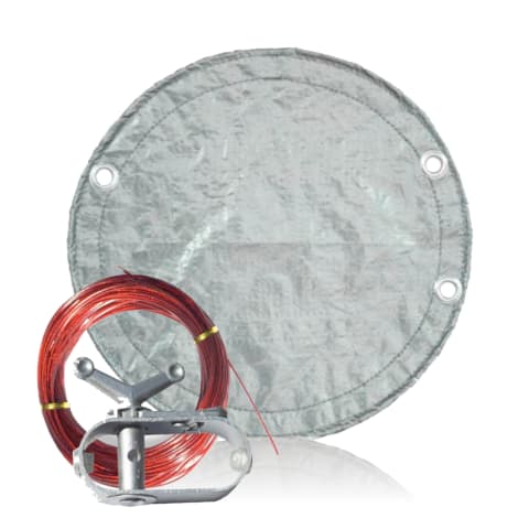 15'x24' Solid, Oval Winter Cover, 15 Year King Warranty