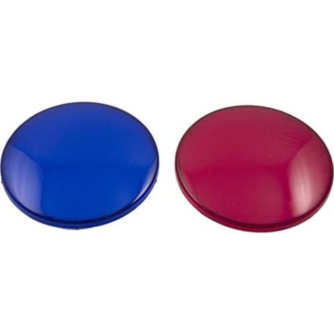 Spa Lens, Blue and Red