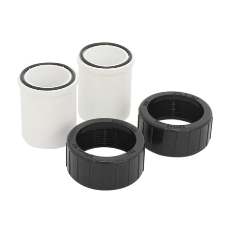 1.5" Black Union Kit For SuperMax/SuperFlo