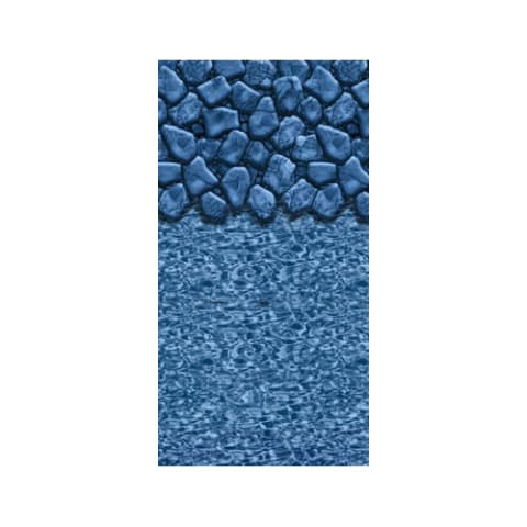 12' Round Boulder Swirl 52" Uni-Bead Liner, Heavy Gauge
